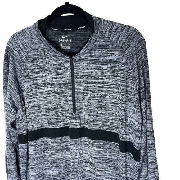 Nike Golf Dry Knit Half Zip Long Sleeve Shirt 892221-012 Men’s Size XL - Picture 4 of 10